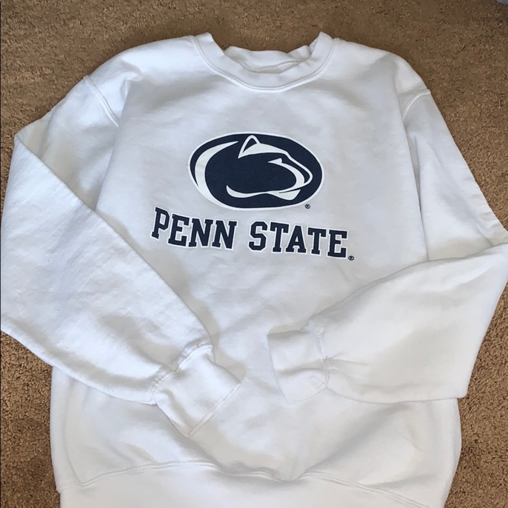 White Penn State Crewneck